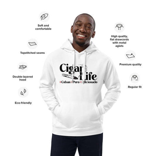 Premium Eco Hoodie Cigar Life - SmarTech